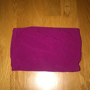 Burgundy tube top